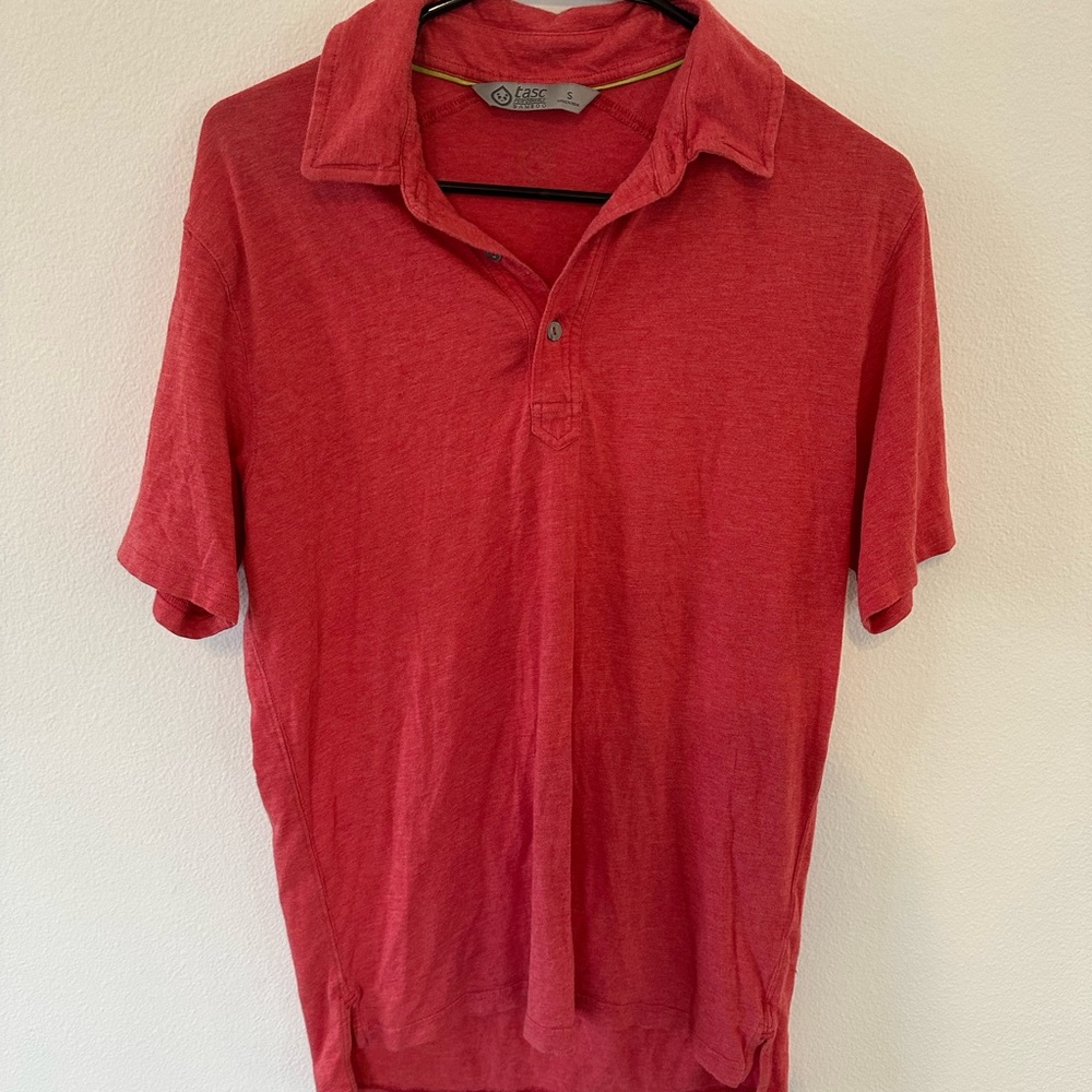 Small Red Tasc Bamboo Polo